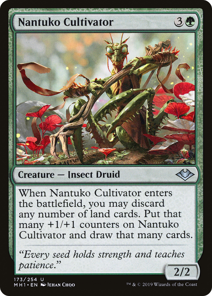 Nantuko Cultivator (MH1-173) - Modern Horizons Foil - Premium MTG Single from Wizards of the Coast - Just $0.08! Shop now at Game Crave Tournament Store