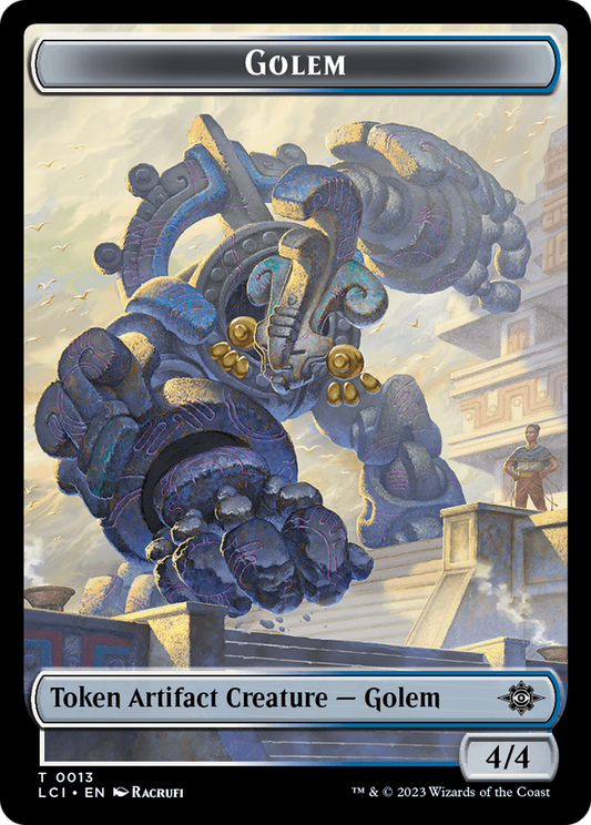 Golem (TLCI-013) - The Lost Caverns of Ixalan Tokens Foil - Premium MTG Single from Wizards of the Coast - Just $0! Shop now at Game Crave Tournament Store