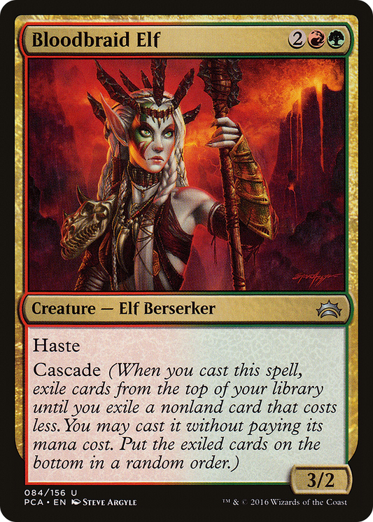 Bloodbraid Elf (PCA-084) - Planechase Anthology - Premium MTG Single from Wizards of the Coast - Just $0.10! Shop now at Game Crave Tournament Store