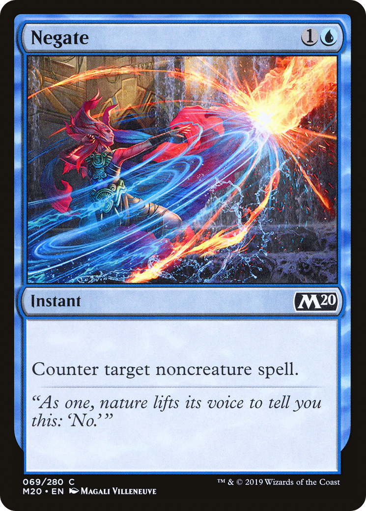 Negate (M20-069) - Core Set 2020 Foil - Premium MTG Single from Wizards of the Coast - Just $0.16! Shop now at Game Crave Tournament Store