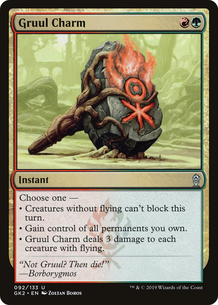 Gruul Charm (GK2-092) - RNA Guild Kit - Premium MTG Single from Wizards of the Coast - Just $0.10! Shop now at Game Crave Tournament Store