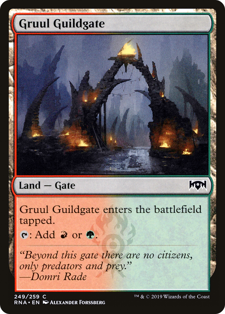 Gruul Guildgate (RNA-249) - Ravnica Allegiance - Premium MTG Single from Wizards of the Coast - Just $0.08! Shop now at Game Crave Tournament Store