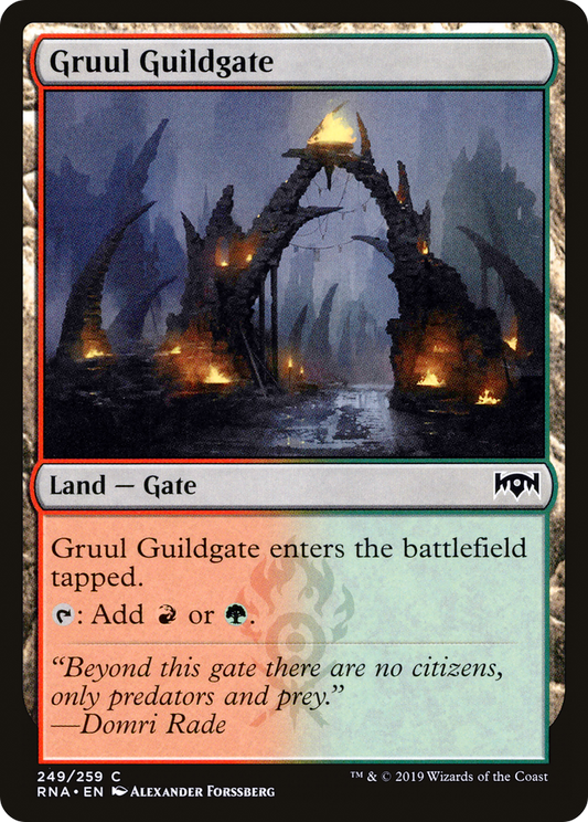 Gruul Guildgate (RNA-249) - Ravnica Allegiance - Premium MTG Single from Wizards of the Coast - Just $0.08! Shop now at Game Crave Tournament Store