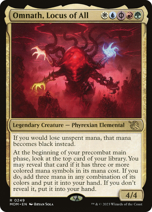 Omnath, Locus of All (MOM-249) - March of the Machine - Premium MTG Single from Wizards of the Coast - Just $0.26! Shop now at Game Crave Tournament Store