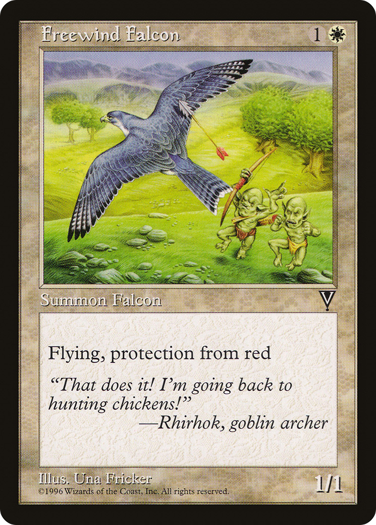 Freewind Falcon (VIS-005) - Visions - Premium MTG Single from Wizards of the Coast - Just $0.11! Shop now at Game Crave Tournament Store