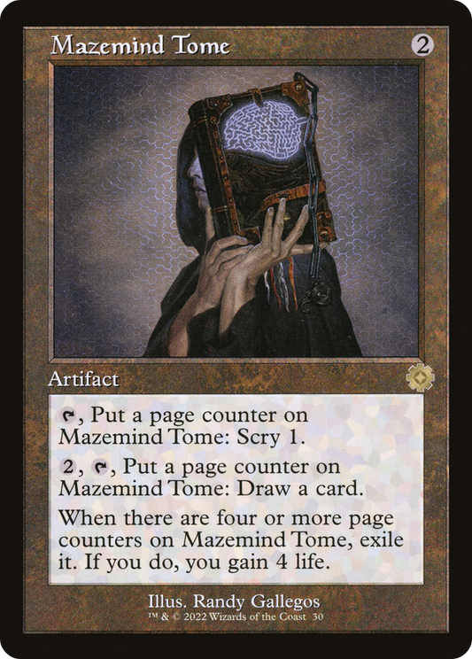 Mazemind Tome (BRR-030) - The Brothers' War Retro Artifacts - Premium MTG Single from Wizards of the Coast - Just $0.08! Shop now at Game Crave Tournament Store