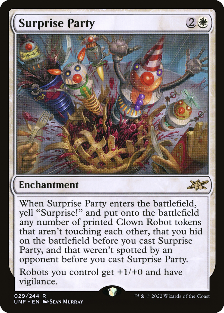 Surprise Party (UNF-029) - Unfinity Foil - Premium MTG Single from Wizards of the Coast - Just $0.08! Shop now at Game Crave Tournament Store