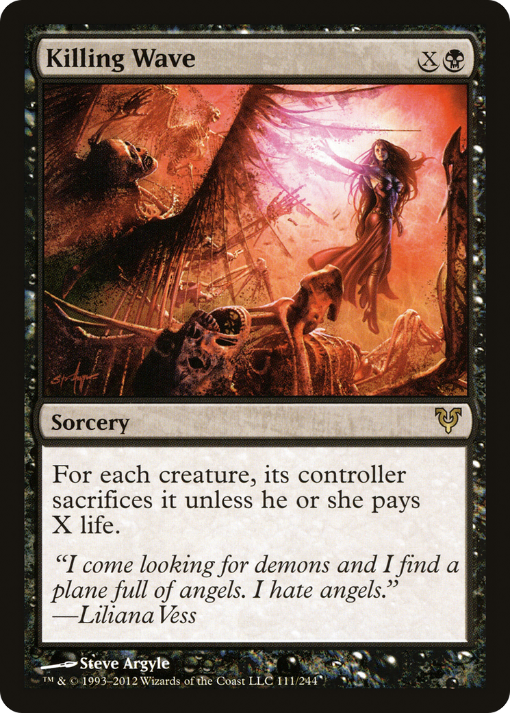 Killing Wave (AVR-111) - Avacyn Restored Foil - Premium MTG Single from Wizards of the Coast - Just $1.89! Shop now at Game Crave Tournament Store