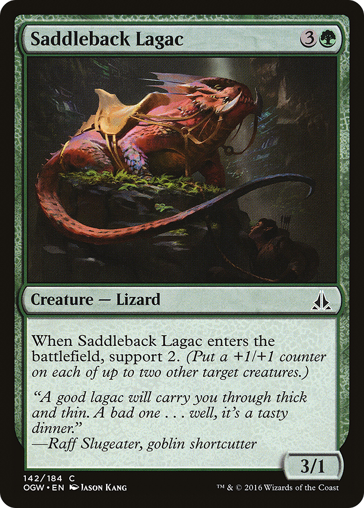 Saddleback Lagac (OGW-142) - Oath of the Gatewatch - Premium MTG Single from Wizards of the Coast - Just $0.08! Shop now at Game Crave Tournament Store