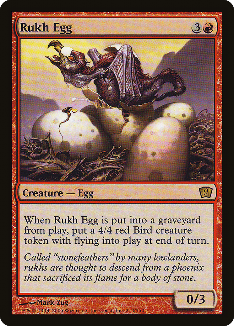 Rukh Egg (9ED-214★) - Ninth Edition Foil - Premium MTG Single from Wizards of the Coast - Just $0.21! Shop now at Game Crave Tournament Store