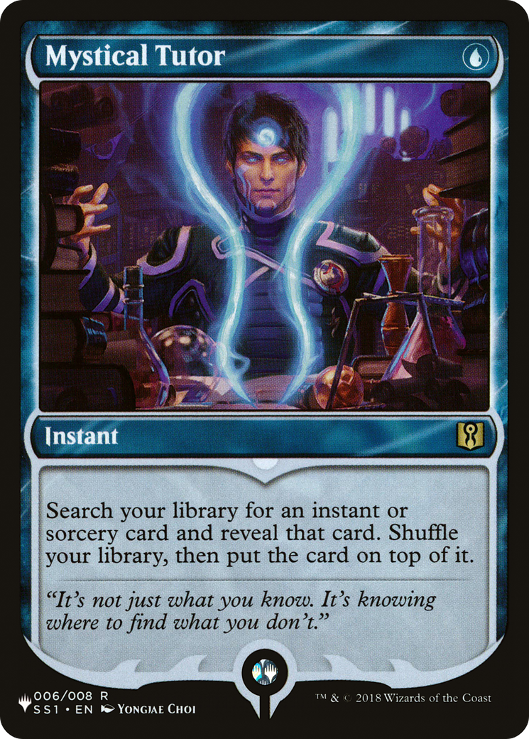 Mystical Tutor (PLIST-313) - The List - Premium MTG Single from Wizards of the Coast - Just $15.14! Shop now at Game Crave Tournament Store