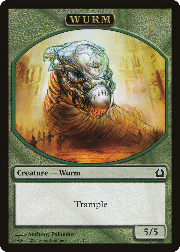 Wurm (TRTR-011) - Return to Ravnica Tokens - Premium MTG Single from Wizards of the Coast - Just $0.21! Shop now at Game Crave Tournament Store
