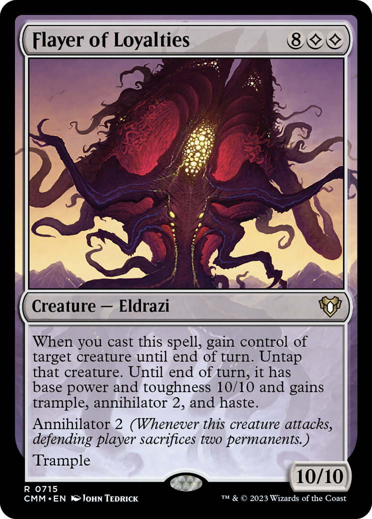 Flayer of Loyalties (CMM-715) - Commander Masters - Premium MTG Single from Wizards of the Coast - Just $3.37! Shop now at Game Crave Tournament Store
