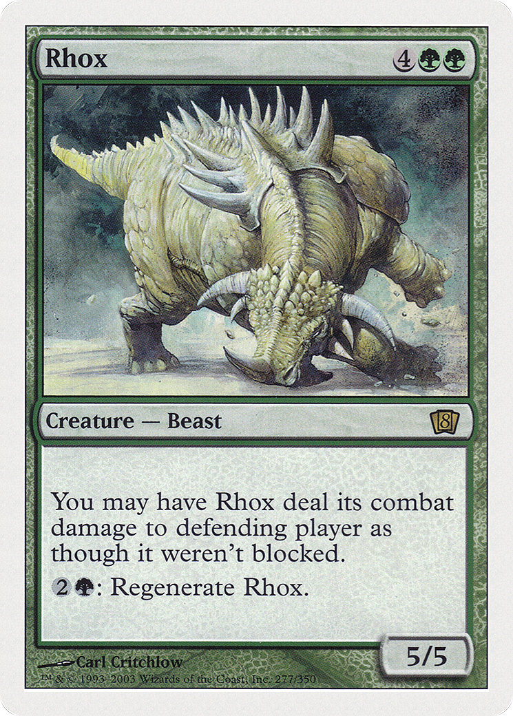 Rhox (8ED-277) - Eighth Edition - Premium MTG Single from Wizards of the Coast - Just $0.08! Shop now at Game Crave Tournament Store