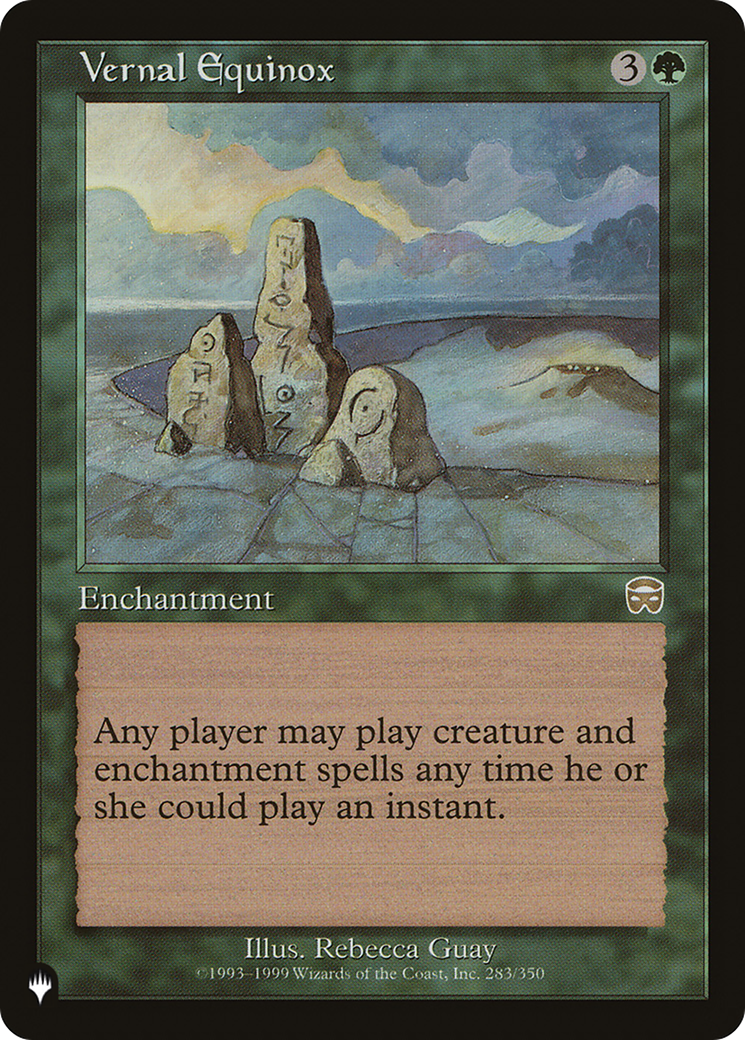 Vernal Equinox (PLIST-331) - The List - Premium MTG Single from Wizards of the Coast - Just $0.37! Shop now at Game Crave Tournament Store