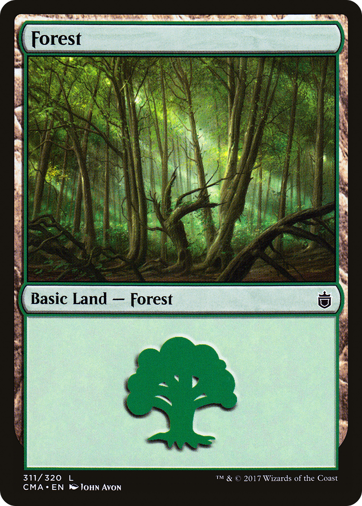 Forest (CMA-311) - Commander Anthology - Premium MTG Single from Wizards of the Coast - Just $0.08! Shop now at Game Crave Tournament Store