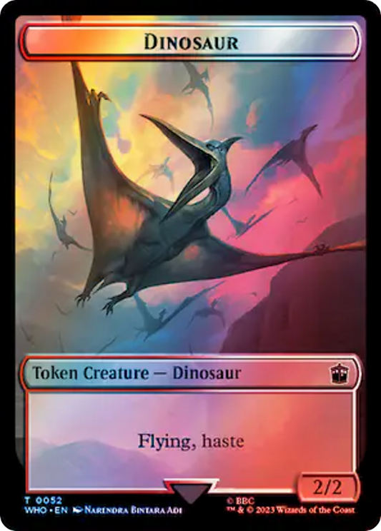 Dinosaur (TWHO-052) - Doctor Who Tokens Foil - Premium MTG Single from Wizards of the Coast - Just $0! Shop now at Game Crave Tournament Store