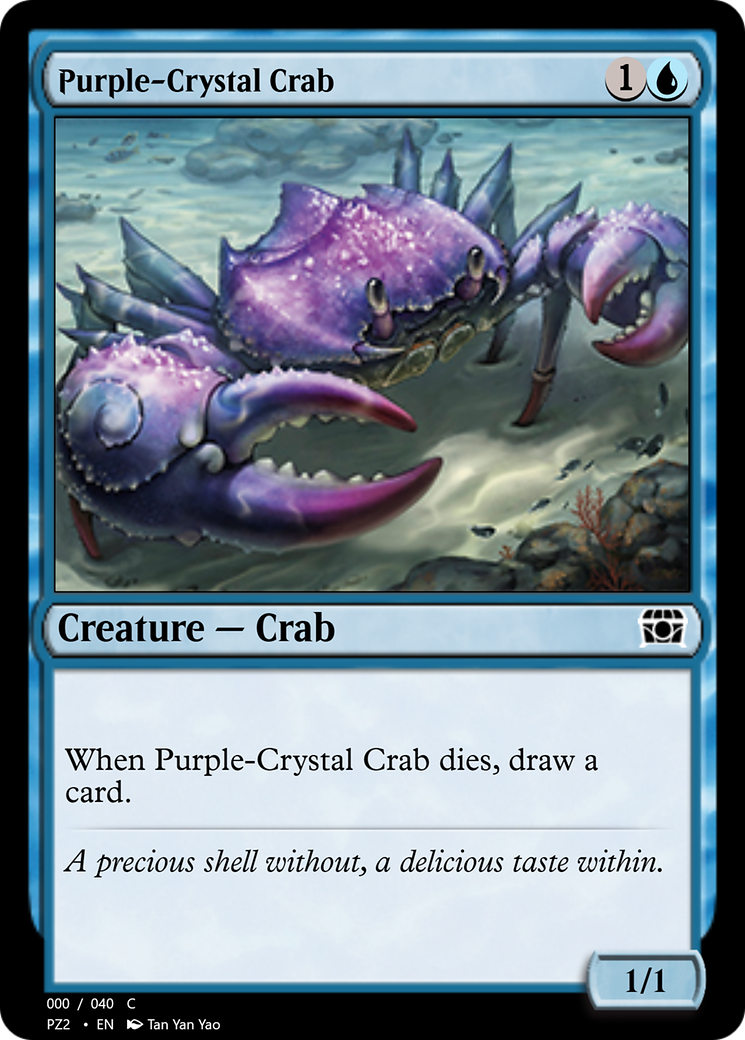 Purple-Crystal Crab (PZ2-70813) - Treasure Chest - Premium MTG Single from Wizards of the Coast - Just $0! Shop now at Game Crave Tournament Store