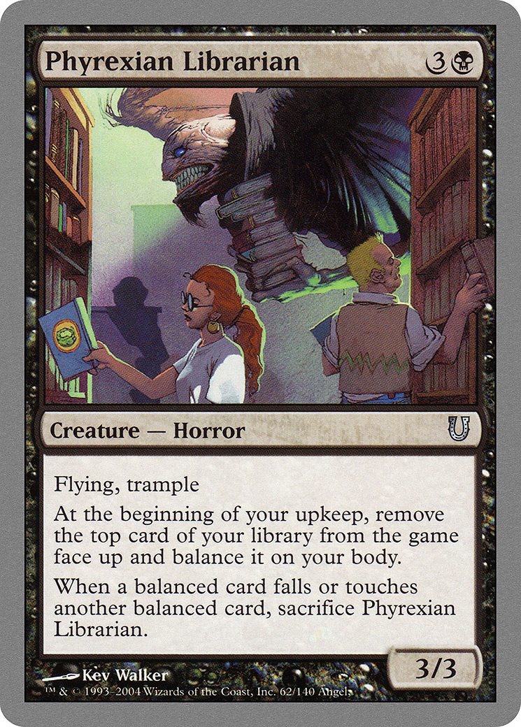 Phyrexian Librarian (UNH-062) - Unhinged Foil - Premium MTG Single from Wizards of the Coast - Just $0.29! Shop now at Game Crave Tournament Store
