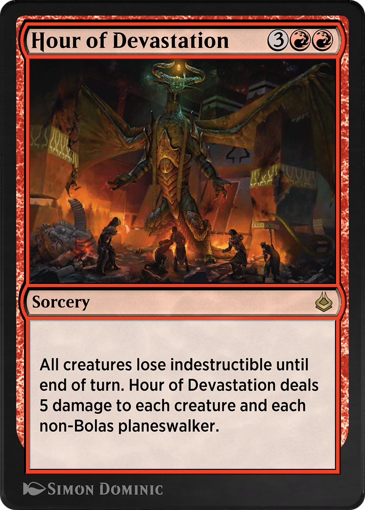 Hour of Devastation (AKR-160) - Amonkhet Remastered - Premium MTG Single from Wizards of the Coast - Just $0! Shop now at Game Crave Tournament Store