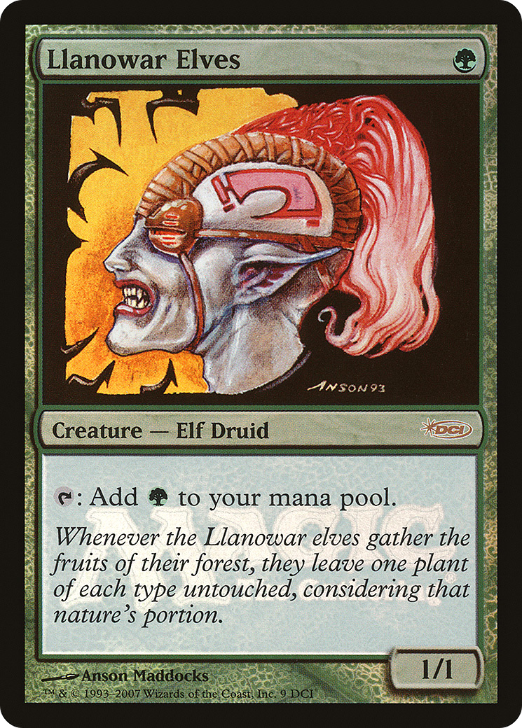 Llanowar Elves (PDCI-009) - DCI Promos Foil - Premium MTG Single from Wizards of the Coast - Just $3.03! Shop now at Game Crave Tournament Store