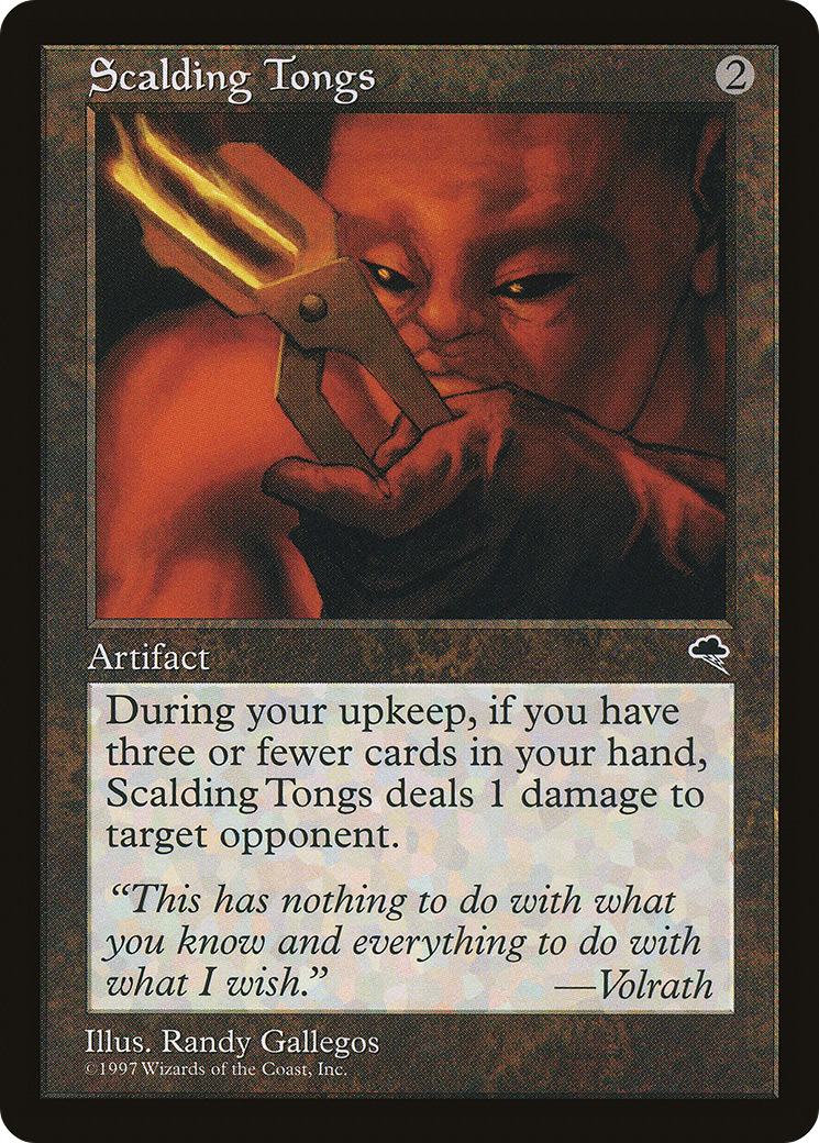 Scalding Tongs (TMP-307) - Tempest - Premium MTG Single from Wizards of the Coast - Just $0.08! Shop now at Game Crave Tournament Store