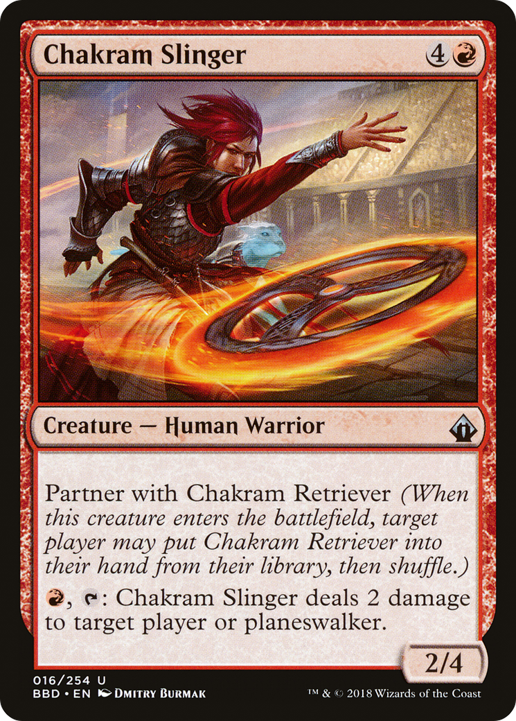Chakram Slinger (BBD-016) - Battlebond - Premium MTG Single from Wizards of the Coast - Just $0.08! Shop now at Game Crave Tournament Store