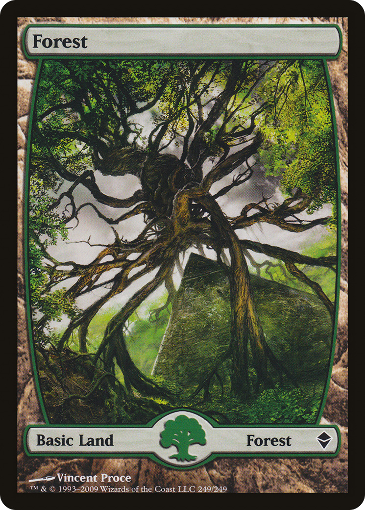 Forest (ZEN-249) - Zendikar - Premium MTG Single from Wizards of the Coast - Just $0.36! Shop now at Game Crave Tournament Store