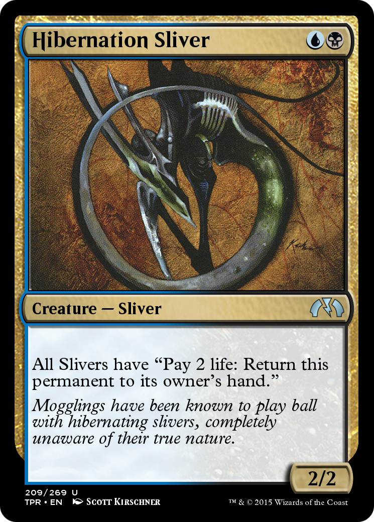Hibernation Sliver (TPR-209) - Tempest Remastered Foil - Premium MTG Single from Wizards of the Coast - Just $0! Shop now at Game Crave Tournament Store