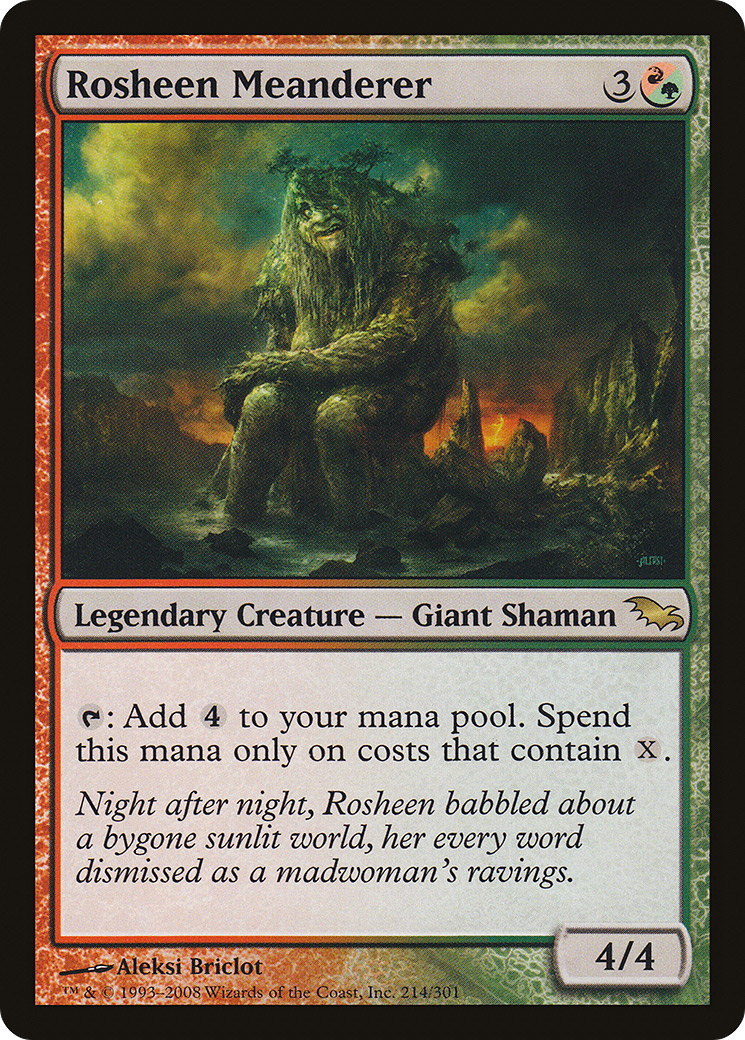 Rosheen Meanderer (SHM-214) - Shadowmoor - Premium MTG Single from Wizards of the Coast - Just $0.25! Shop now at Game Crave Tournament Store