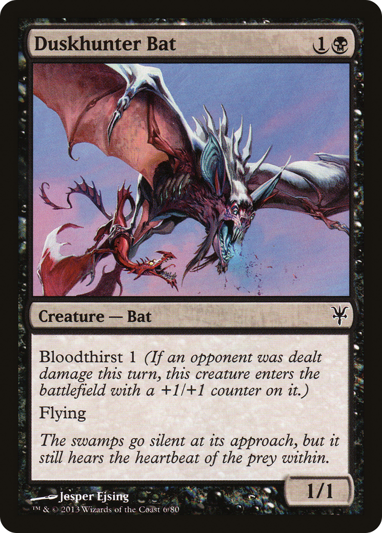 Duskhunter Bat (DDK-006) - Duel Decks: Sorin vs. Tibalt - Premium MTG Single from Wizards of the Coast - Just $0.08! Shop now at Game Crave Tournament Store