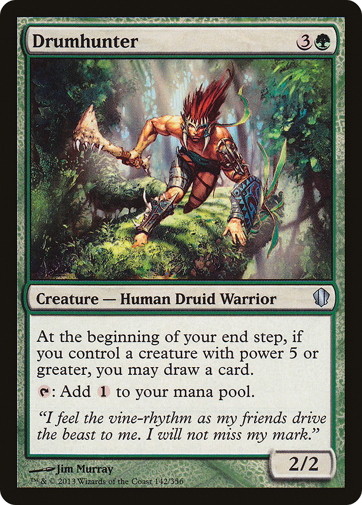 Drumhunter (C13-142) - Commander 2013 - Premium MTG Single from Wizards of the Coast - Just $0.09! Shop now at Game Crave Tournament Store