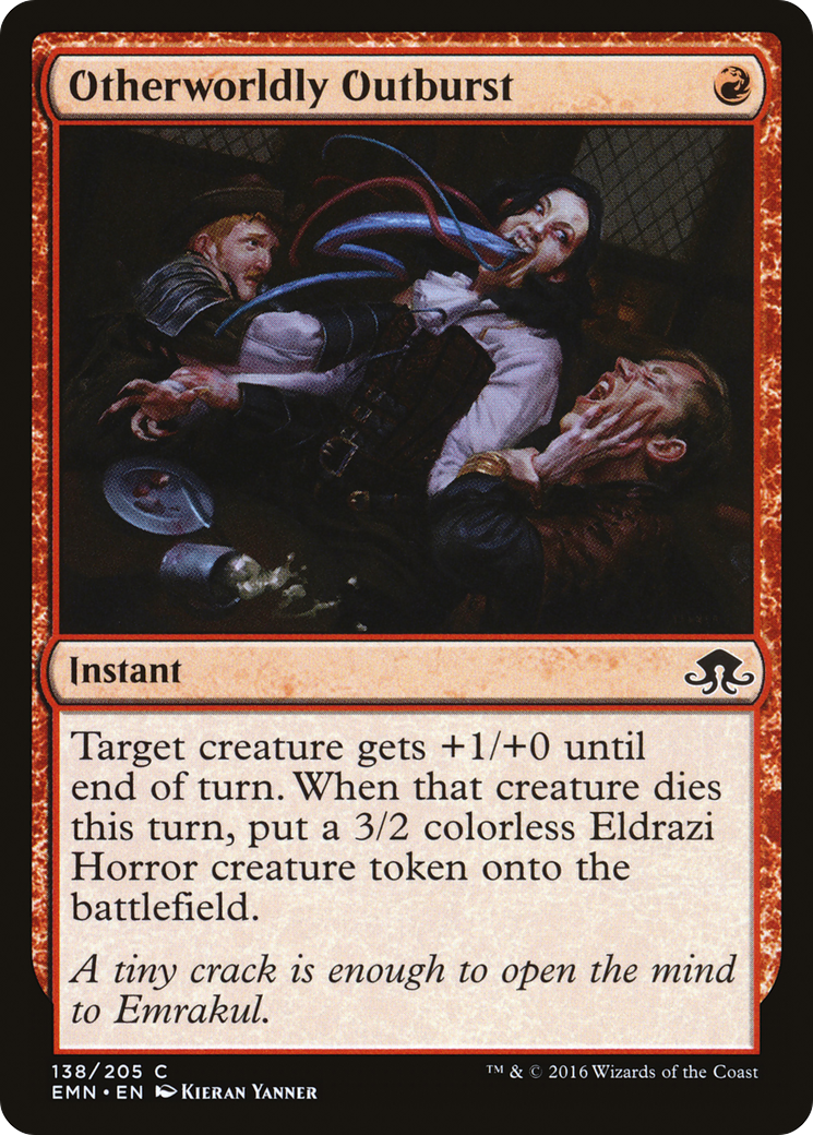 Otherworldly Outburst (EMN-138) - Eldritch Moon Foil - Premium MTG Single from Wizards of the Coast - Just $0.17! Shop now at Game Crave Tournament Store