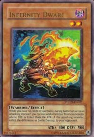 Infernity Dwarf (WC09-EN002) - Stardust Accelerator Promos Limited - Premium Yugioh Single from Konami - Just $0.38! Shop now at Game Crave Tournament Store