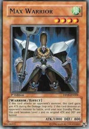 Max Warrior (DP09-EN009) - Duelist Pack 9: Yusei 2 Unlimited - Premium Yugioh Single from Konami - Just $0.30! Shop now at Game Crave Tournament Store