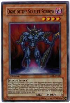 Ogre of the Scarlet Sorrow (ABPF-EN005) - Absolute Powerforce 1st Edition - Premium Yugioh Single from Konami - Just $0.37! Shop now at Game Crave Tournament Store
