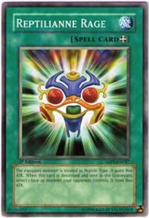 Reptilianne Rage (ABPF-EN047) - Absolute Powerforce 1st Edition - Premium Yugioh Single from Konami - Just $0.25! Shop now at Game Crave Tournament Store