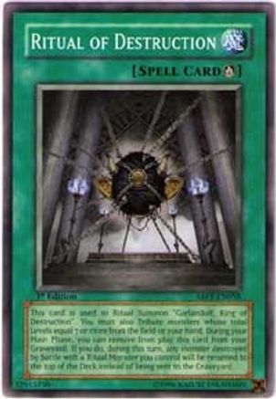 Ritual of Destruction (ABPF-EN058) - Absolute Powerforce Unlimited - Premium Yugioh Single from Konami - Just $0.25! Shop now at Game Crave Tournament Store