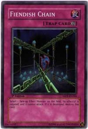 Fiendish Chain (ABPF-EN064) - Absolute Powerforce Unlimited - Premium Yugioh Single from Konami - Just $4.94! Shop now at Game Crave Tournament Store