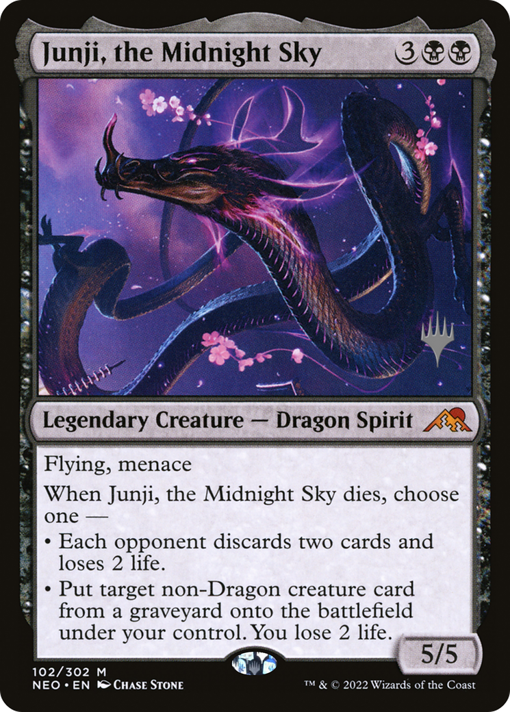 Junji, the Midnight Sky (PNEO-102P) - Kamigawa: Neon Dynasty Promos - Premium MTG Single from Wizards of the Coast - Just $0.72! Shop now at Game Crave Tournament Store