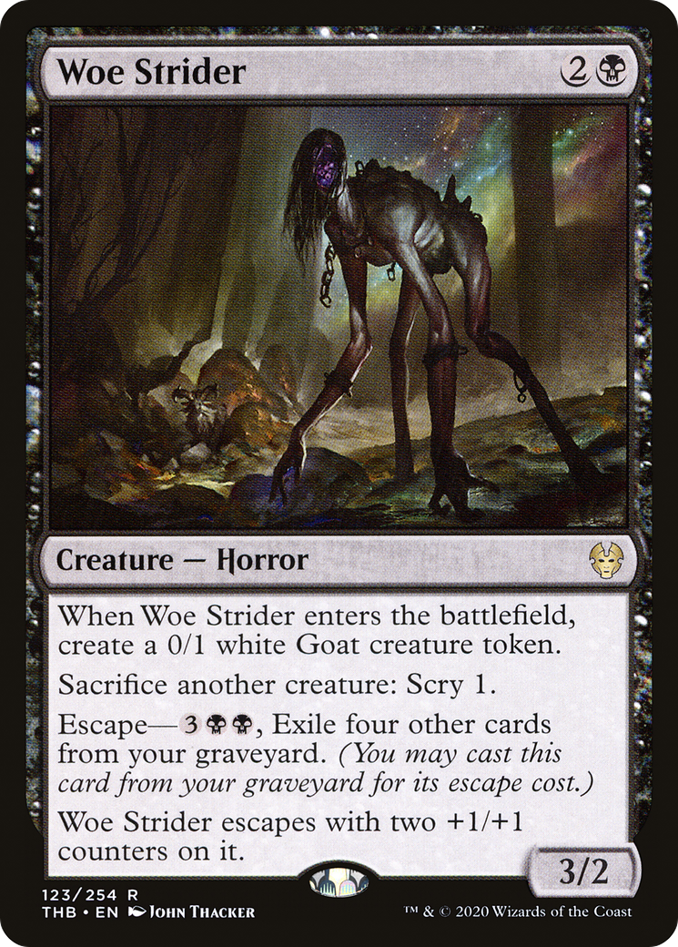 Woe Strider (THB-123) - Theros Beyond Death - Premium MTG Single from Wizards of the Coast - Just $0.08! Shop now at Game Crave Tournament Store