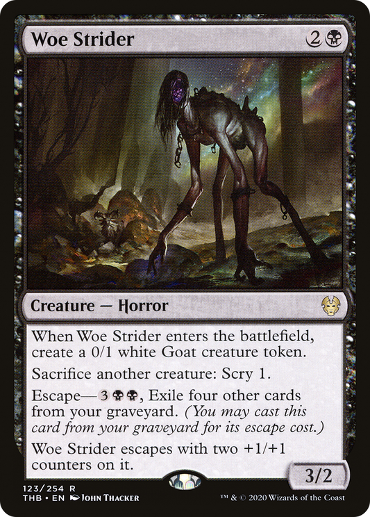 Woe Strider (THB-123) - Theros Beyond Death - Premium MTG Single from Wizards of the Coast - Just $0.08! Shop now at Game Crave Tournament Store