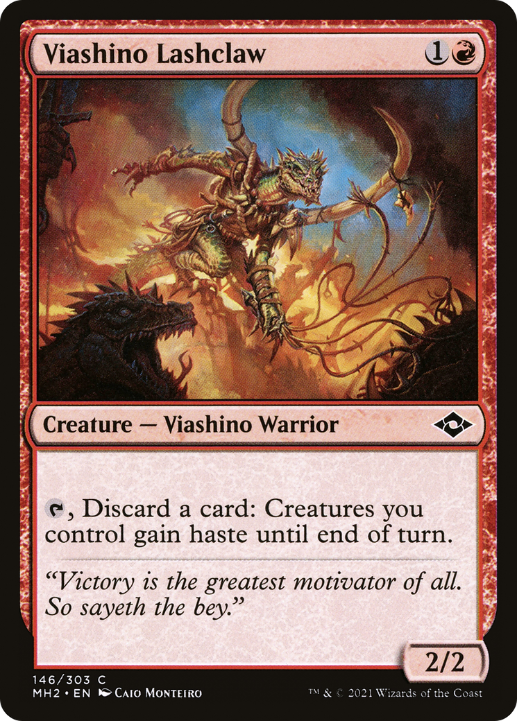 Viashino Lashclaw (MH2-146) - Modern Horizons 2 Foil - Premium MTG Single from Wizards of the Coast - Just $0.08! Shop now at Game Crave Tournament Store