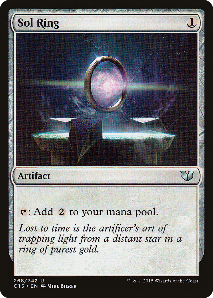 Sol Ring (C15-268) - Commander 2015 - Premium MTG Single from Wizards of the Coast - Just $0.36! Shop now at Game Crave Tournament Store