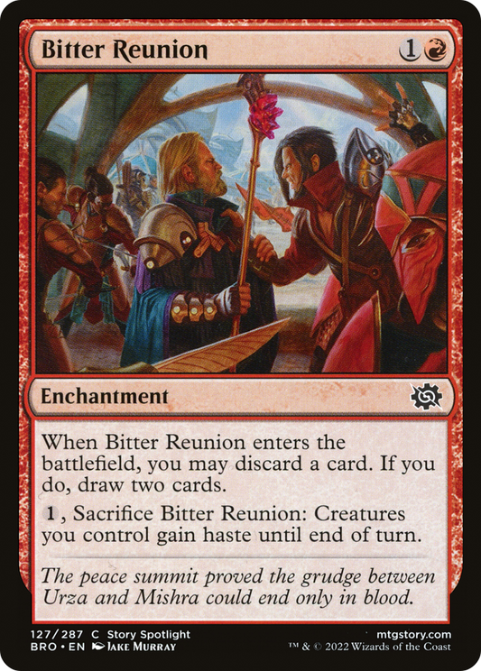 Bitter Reunion (BRO-127) - The Brothers' War - Premium MTG Single from Wizards of the Coast - Just $0.08! Shop now at Game Crave Tournament Store