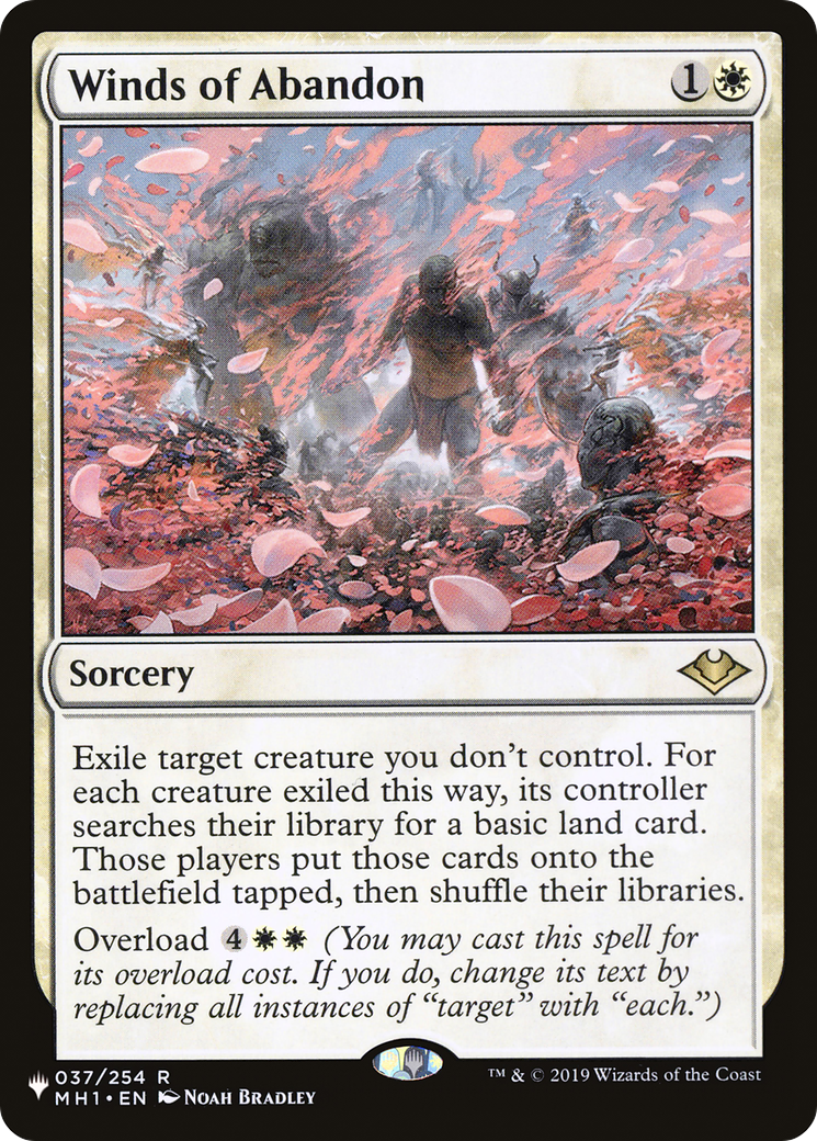 Winds of Abandon (PLIST-041) - The List - Premium MTG Single from Wizards of the Coast - Just $6.46! Shop now at Game Crave Tournament Store