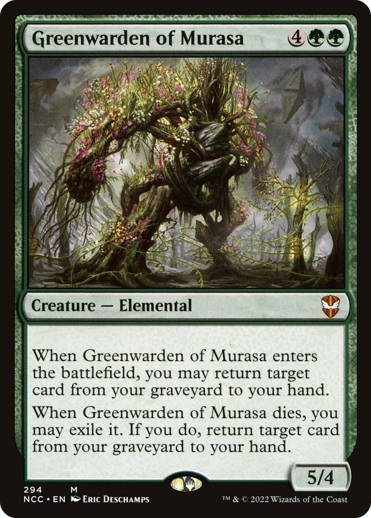 Greenwarden of Murasa (NCC-294) - New Capenna Commander - Premium MTG Single from Wizards of the Coast - Just $0.11! Shop now at Game Crave Tournament Store