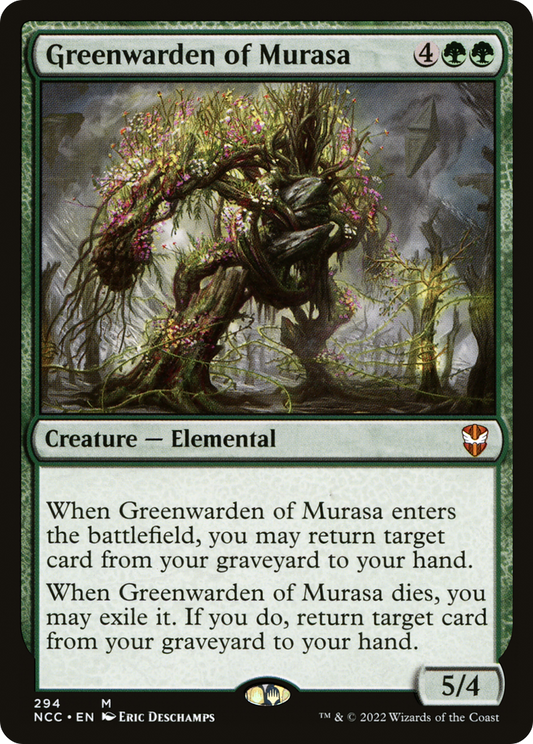 Greenwarden of Murasa (NCC-294) - New Capenna Commander - Premium MTG Single from Wizards of the Coast - Just $0.11! Shop now at Game Crave Tournament Store