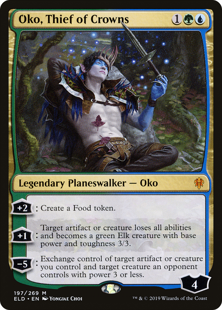 Oko, Thief of Crowns (ELD-197) - Throne of Eldraine - Premium MTG Single from Wizards of the Coast - Just $4.46! Shop now at Game Crave Tournament Store