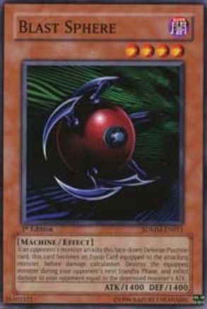 Blast Sphere (SDMM-EN011) - Structure Deck: Machina Mayhem Unlimited - Premium Yugioh Single from Konami - Just $0.25! Shop now at Game Crave Tournament Store